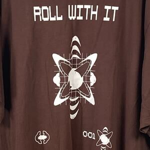 Arizona Jean Co Graphic Tee Mens Size 4XL T Shirt Brown Roll With It NEW
